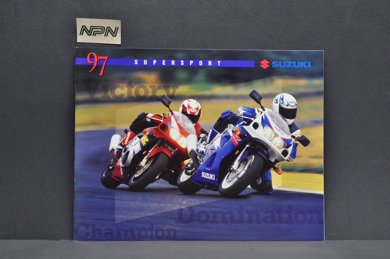 Vtg 1997 Suzuki GSX R600 GSX R750 GSX R1100 W Motorcycle Dealer Brochure