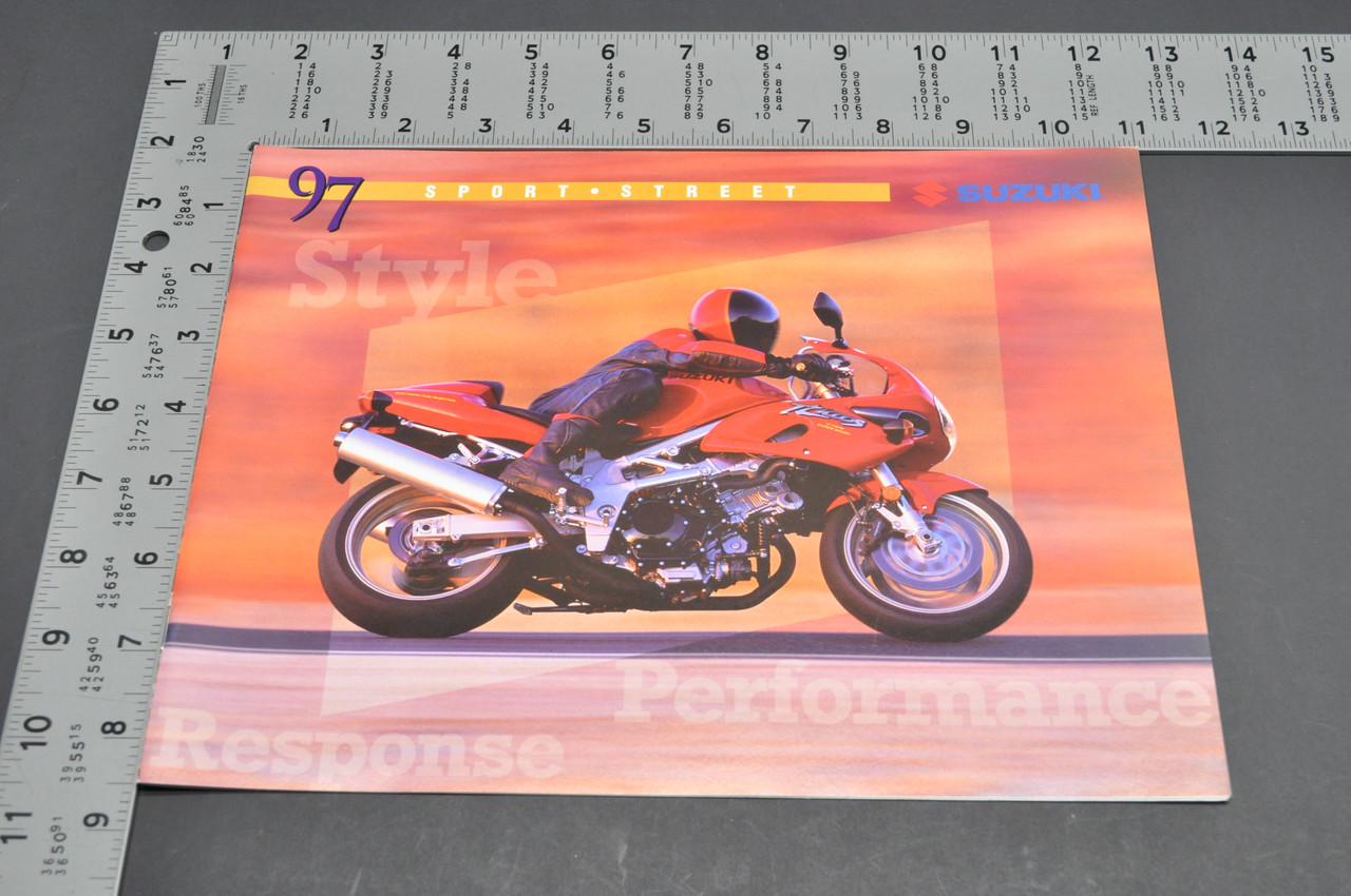 Vtg 1997 Suzuki TL1000 RF900 Katana 600 Bandit 600 Motorcycle Dealer Brochure