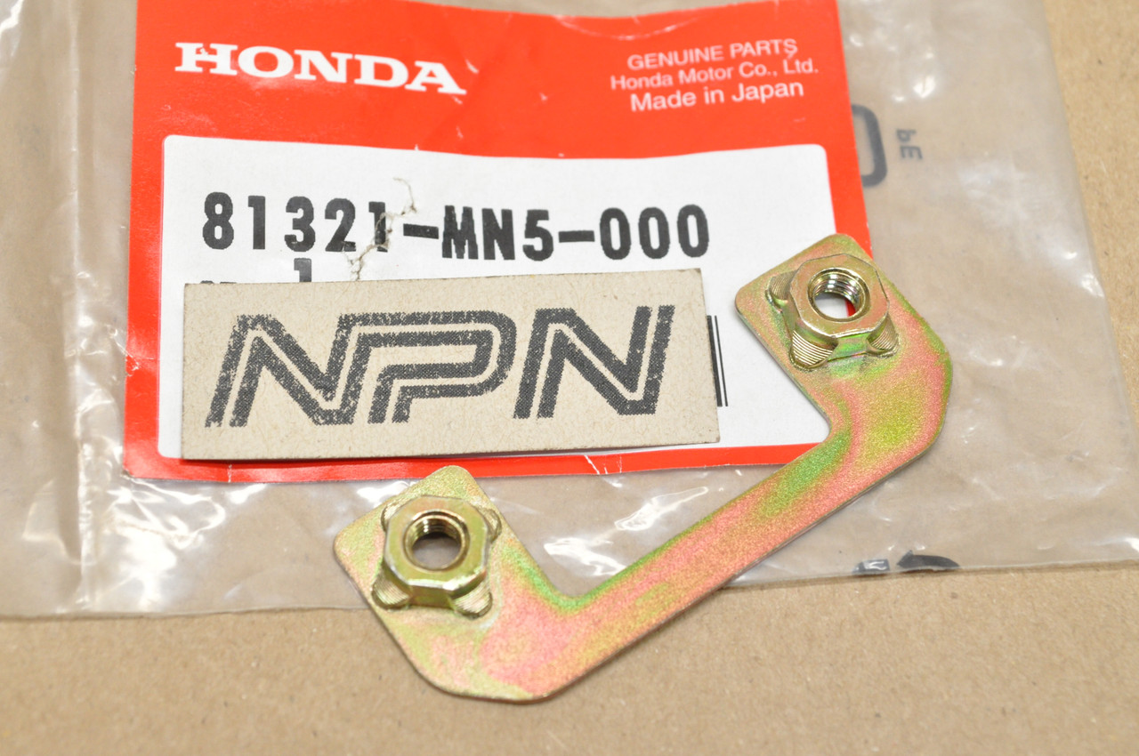 NOS Honda GL1500 Gold Wing Saddlebag Catch Setting Plate 81321-MN5-000