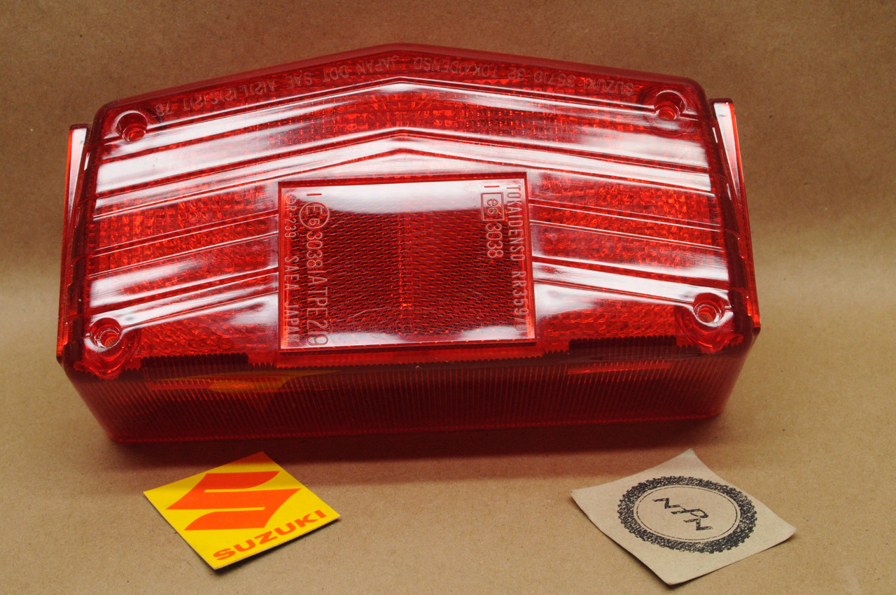 NOS Suzuki 1980-82 GS450 1982-83 GS650 Tail Light Lens 35712-44130