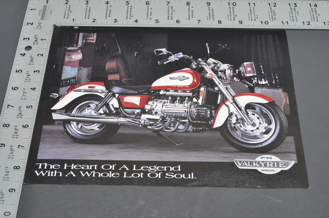 Vintage NOS 1997 Honda GL1500 Valkyrie Brochure Spec Sheet Flyer (1996)