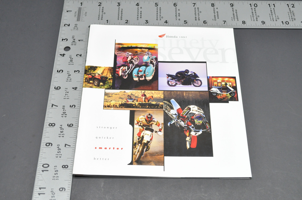 Vtg NOS 1997 Honda Full Line Up CBR VFR XR CR 500 ATV Z50 Sales Brochure (1996)