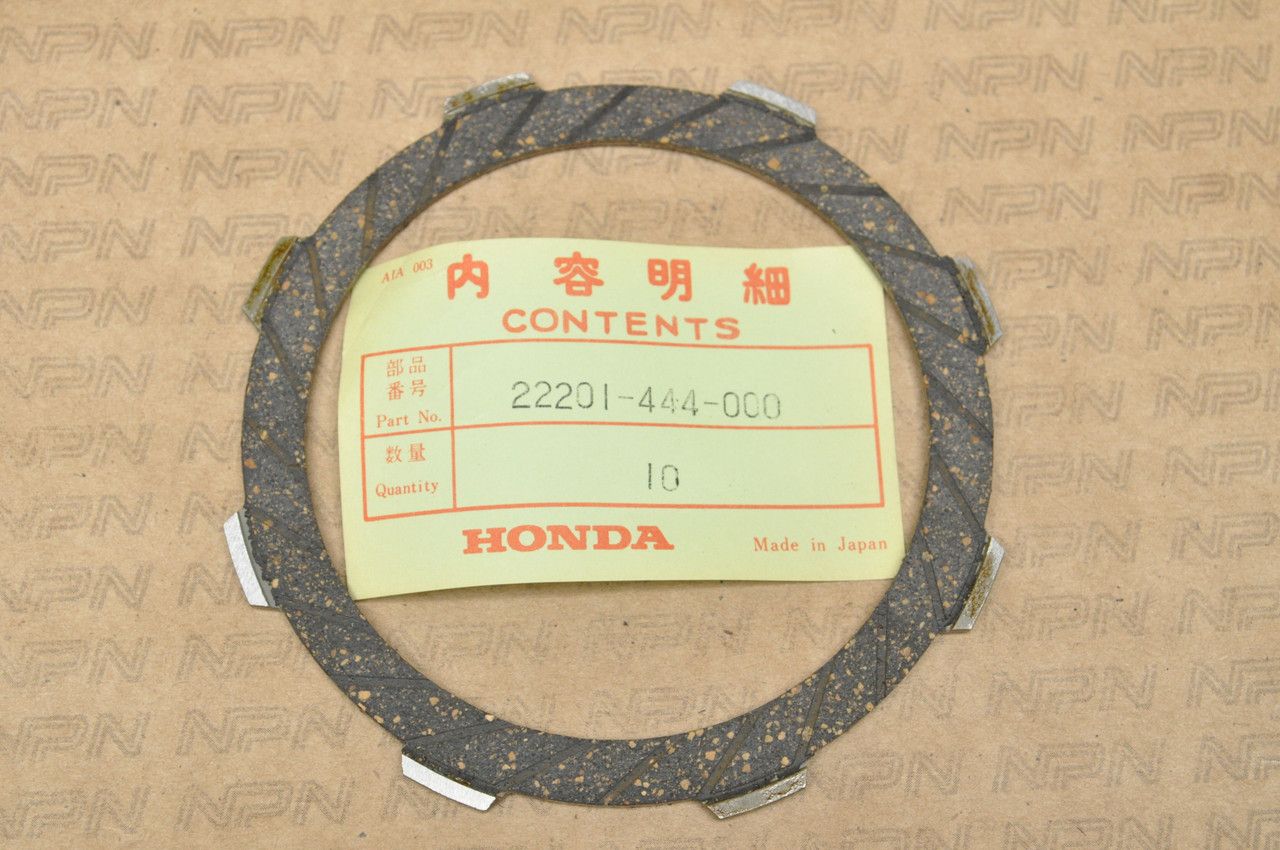 NOS Honda 1979-80 CR125 R Clutch Friction Disk 22201-444-000