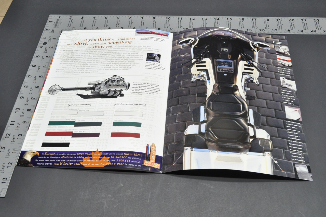 Vintage NOS 1997 Honda Gold Wing SE Aspencade Sales Brochure ('96)