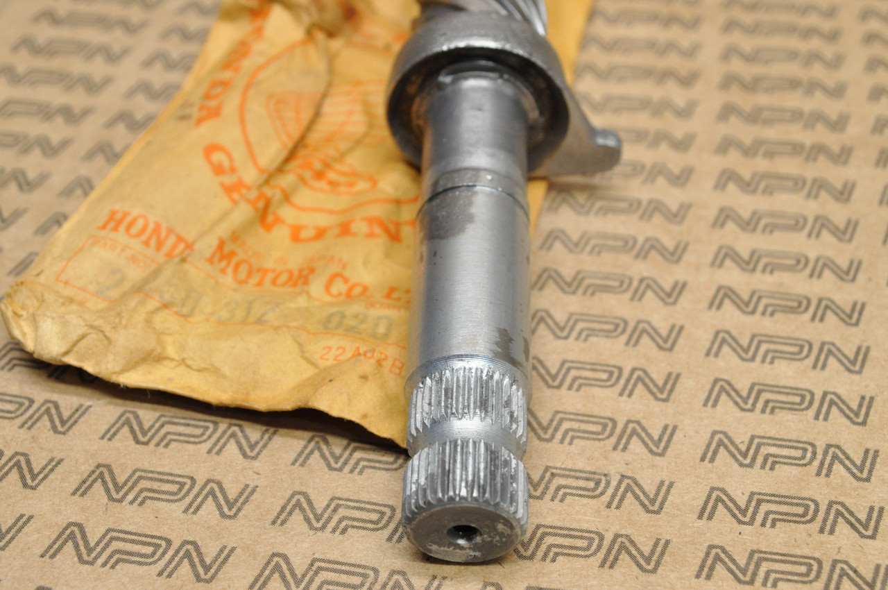 NOS Honda SL350 K1-K2 Kick Start Starter Spindle 28250-312-020