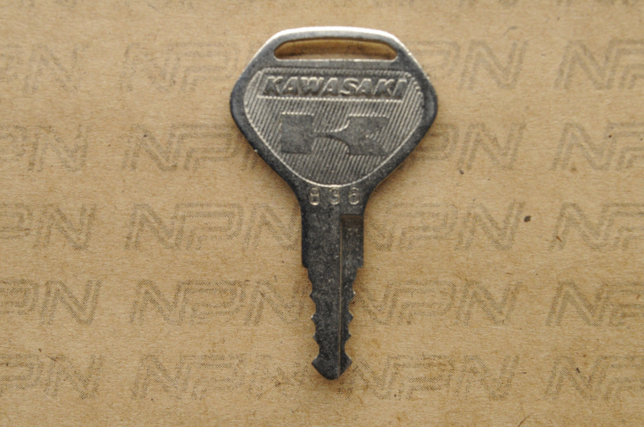 NOS Kawasaki Ignition Switch & Lock Key #836 27008-068-36