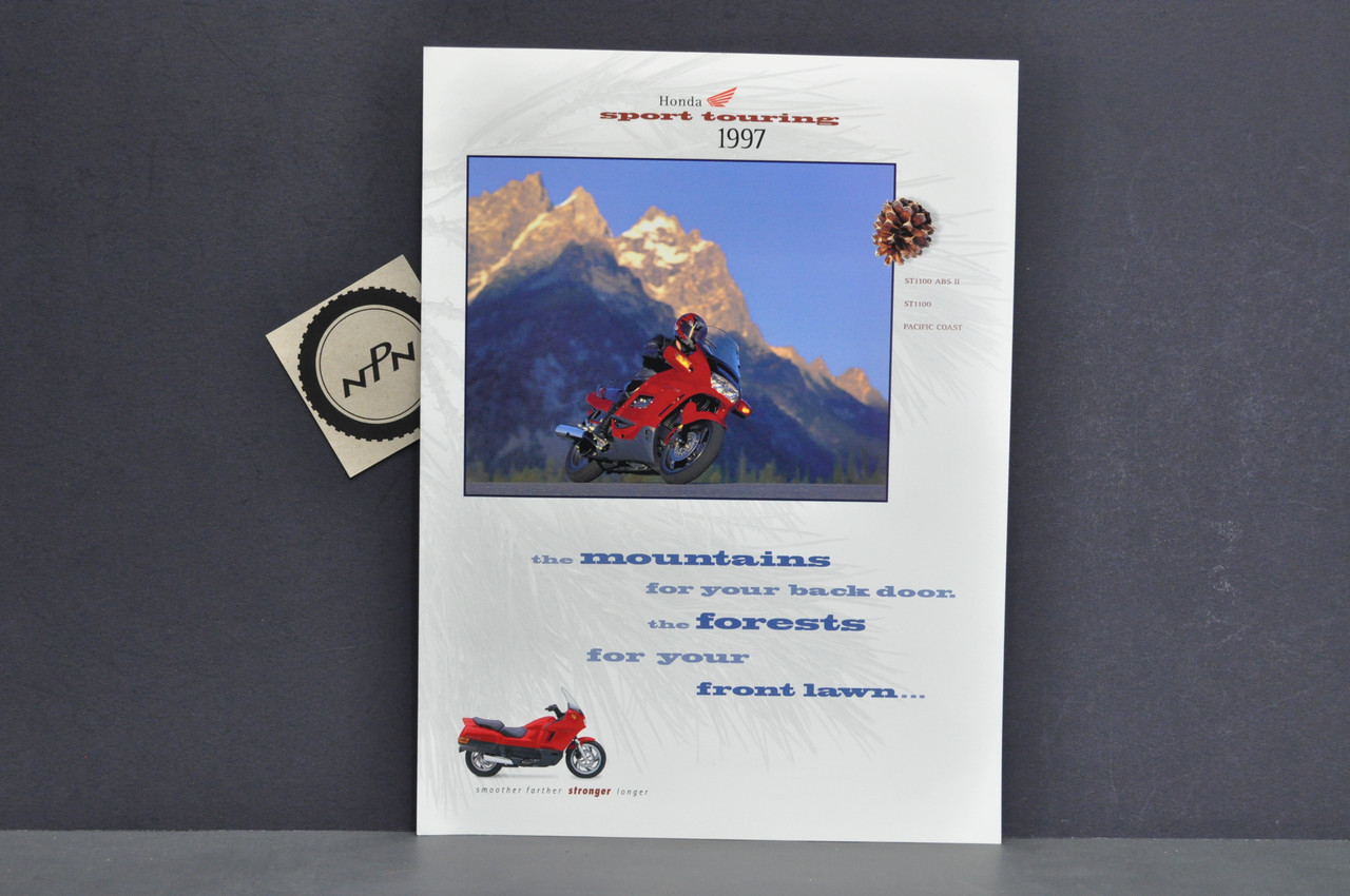 Vintage NOS 1997 Honda ST1100 ABS II Pacific Coast Sales Brochure ('96)