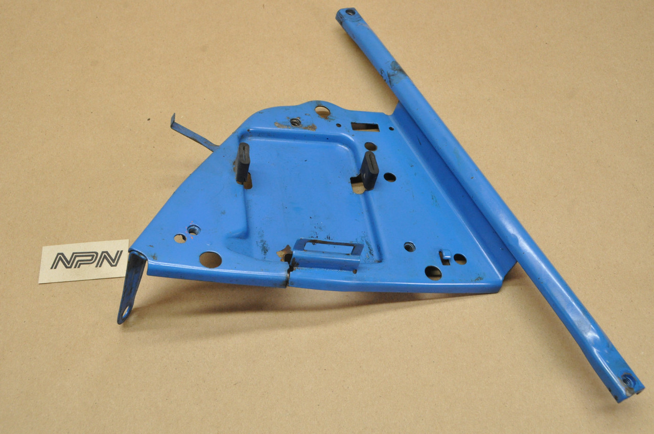 Vtg Used OEM Honda P50 Battery Support Plate Mount Bracket Blue 50381-044-671