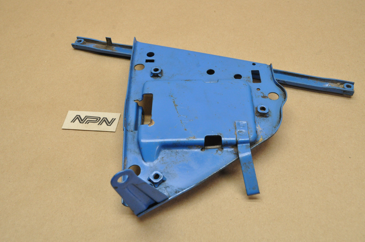 Vtg Used OEM Honda P50 Battery Support Plate Mount Bracket Blue 50381-044-671