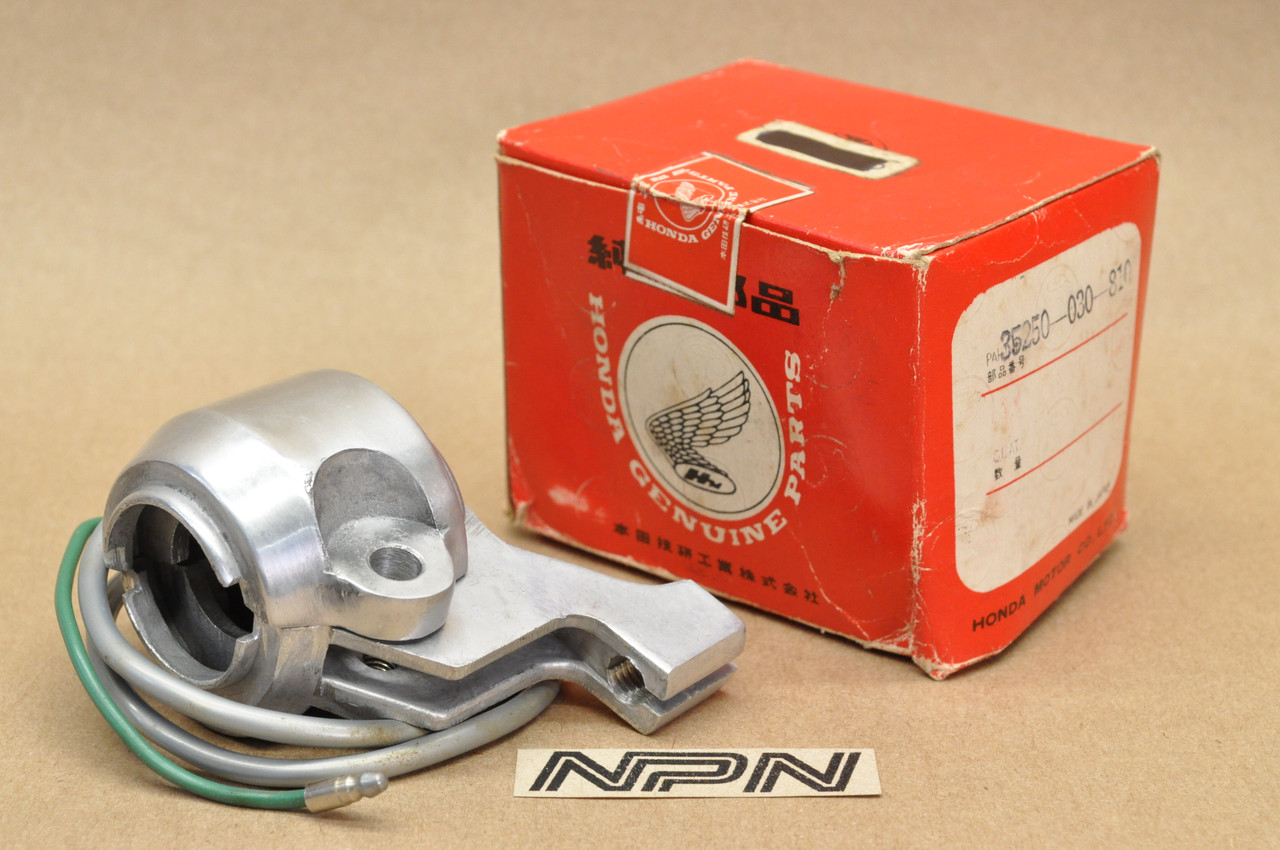 NOS Honda CA200 C200 Throttle Housing Lever Perch Bracket Switch 35250-030-810