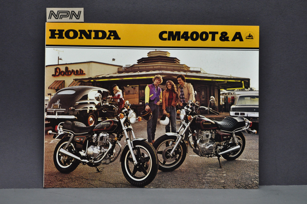 Vintage NOS 1979 Honda CM400 T CM400 A Hondamatic Motorcycle Brochure