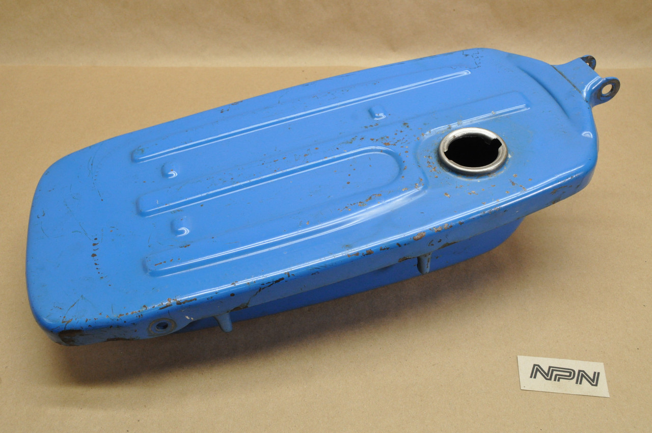 Vintage Used OEM Honda P50 Fuel Gas Tank Blue 17500-044-010