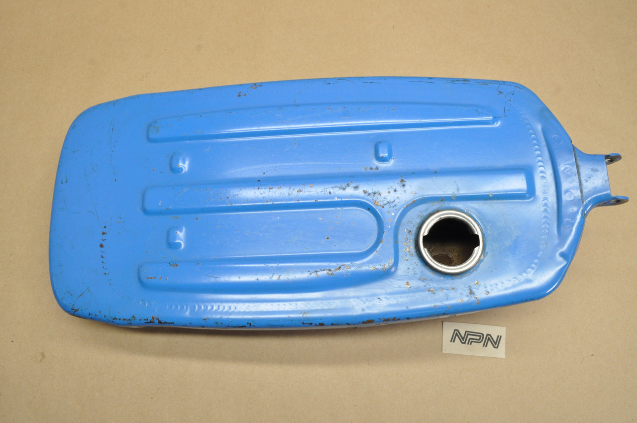 Vintage Used OEM Honda P50 Fuel Gas Tank Blue 17500-044-010