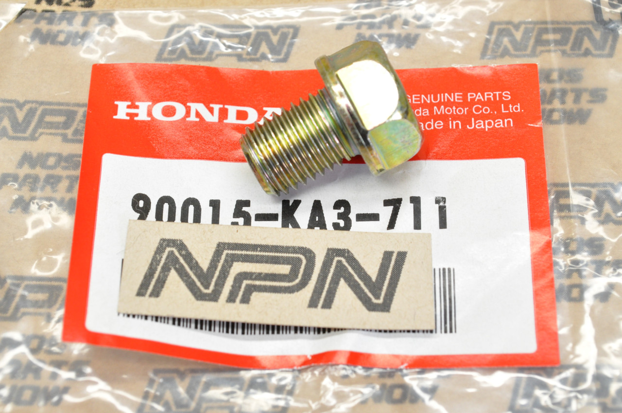 NOS Honda ATC250 CR500 XL250 XL600 XR250 XR350 XR500 Drain Bolt 90015-KA3-711