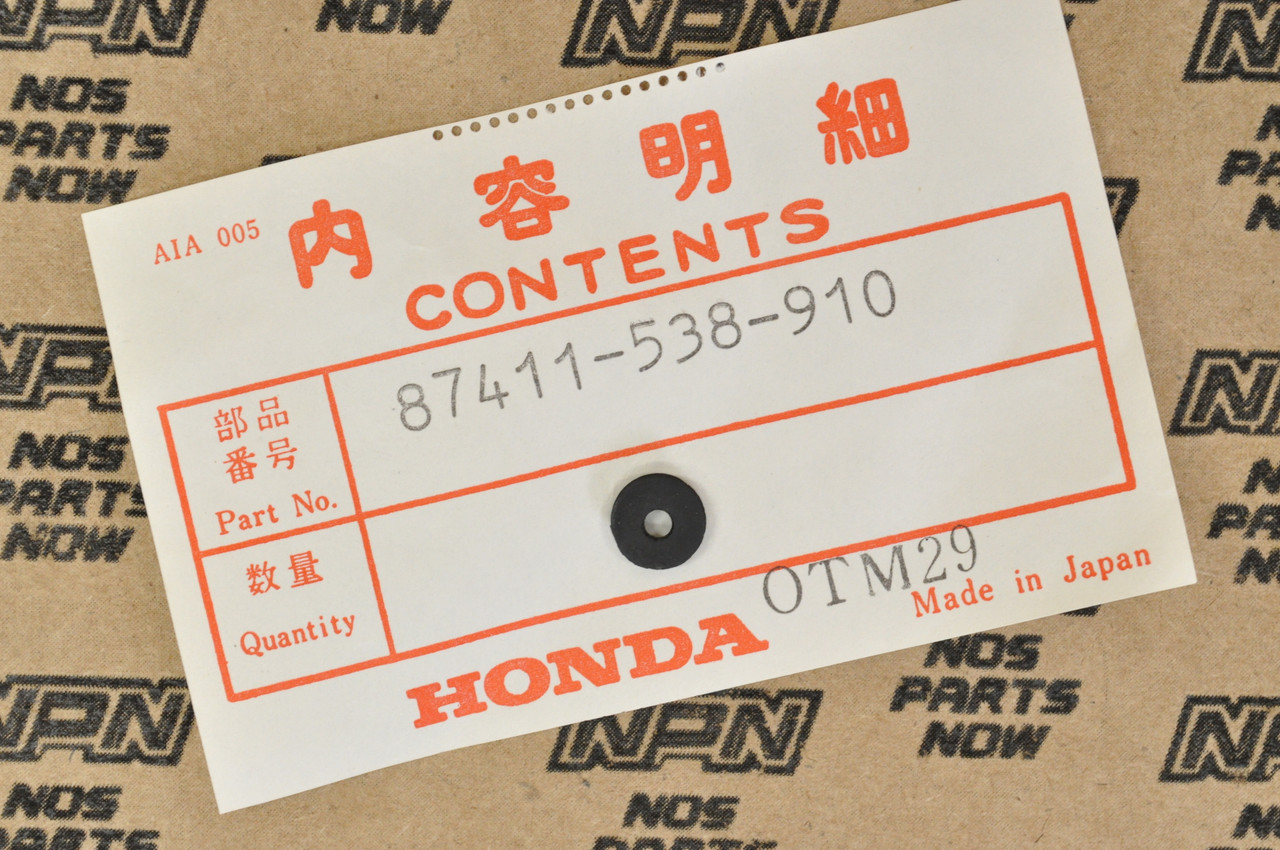 NOS Honda GL1000 GL1100 GL1200 VF700 VF750 Emblem Rubber 87411-538-910