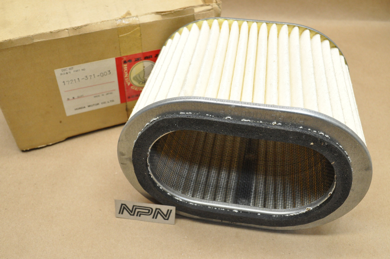 NOS Honda 1975-77 GL1000 76 GL1000LTD Gold Wing Air Filter Element 17211-371-003