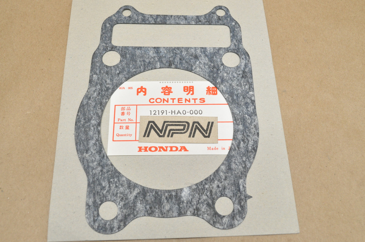NOS Honda ATC250 ES  ATC250SX TRX250 TRX300 Cylinder Gasket 12191-HA0-000