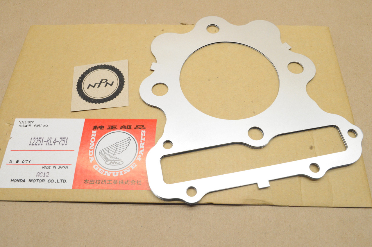 NOS Honda 1986-87 XR250 Cylinder Head Gasket 12251-KL4-751