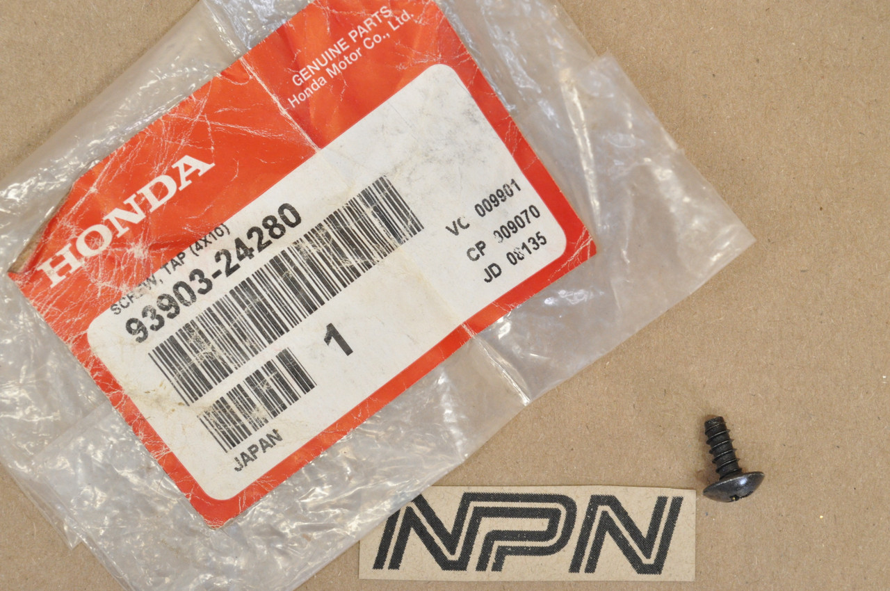 NOS Honda CBR1000 CH250 GL1200 GL1500 RC51 VF500 VF700 Screw 93903-24280