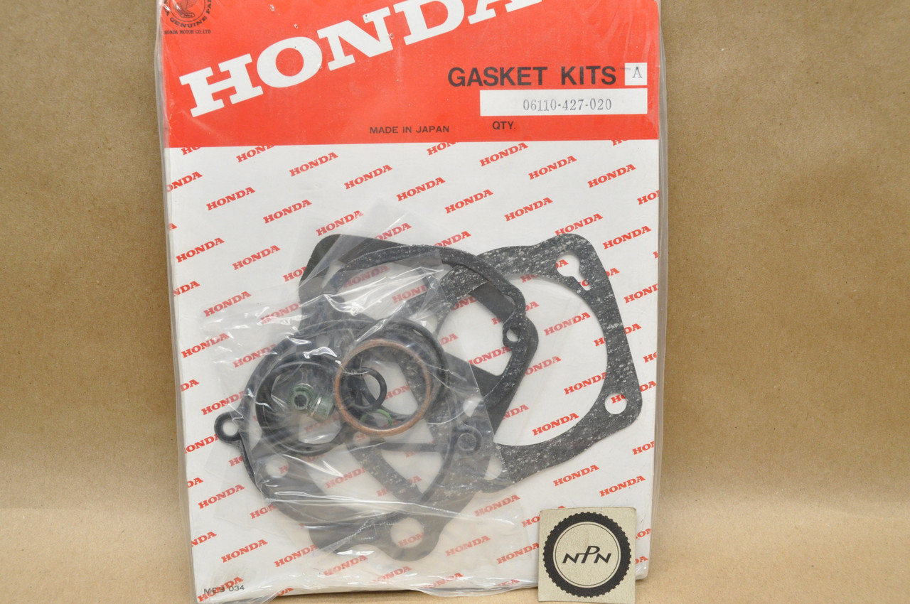 NOS Honda 1980 ATC185 Top End Gasket Seal Kit 06110-427-020