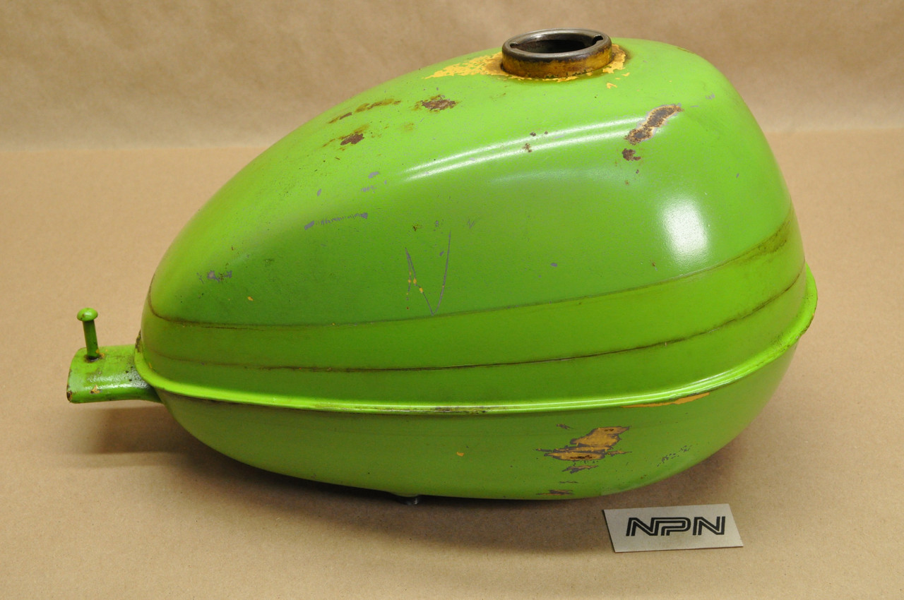 Vintage Used OEM Honda QA50 K0 Fuel Gas Tank Green 17500-114-000 Z