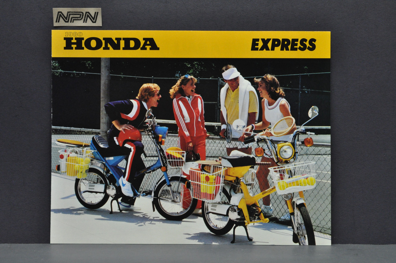 Vintage NOS 1980 Honda NC50 Express NA50 Express II Moped Brochure