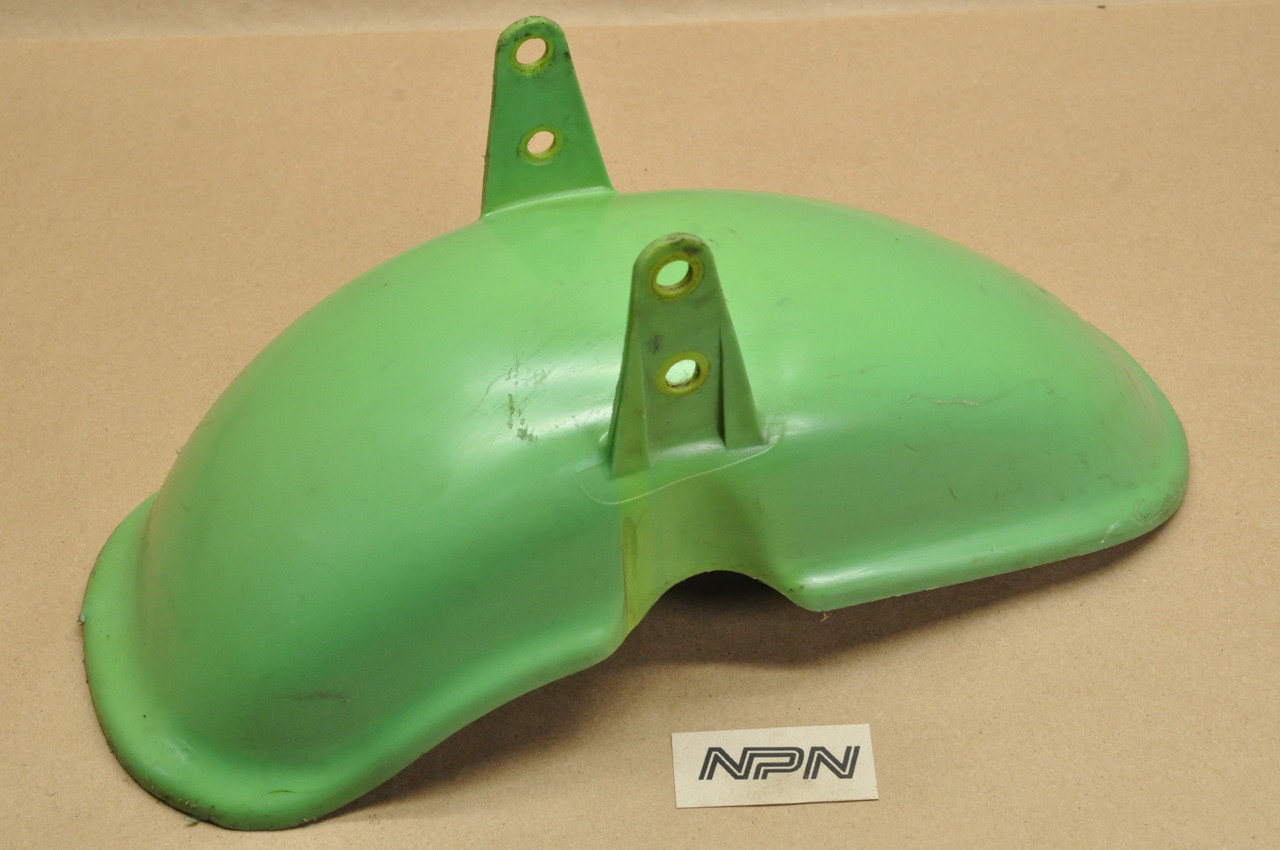 Vintage Used OEM Honda QA50 K0 Front Fender Sprout Green 61100-114-000 EB