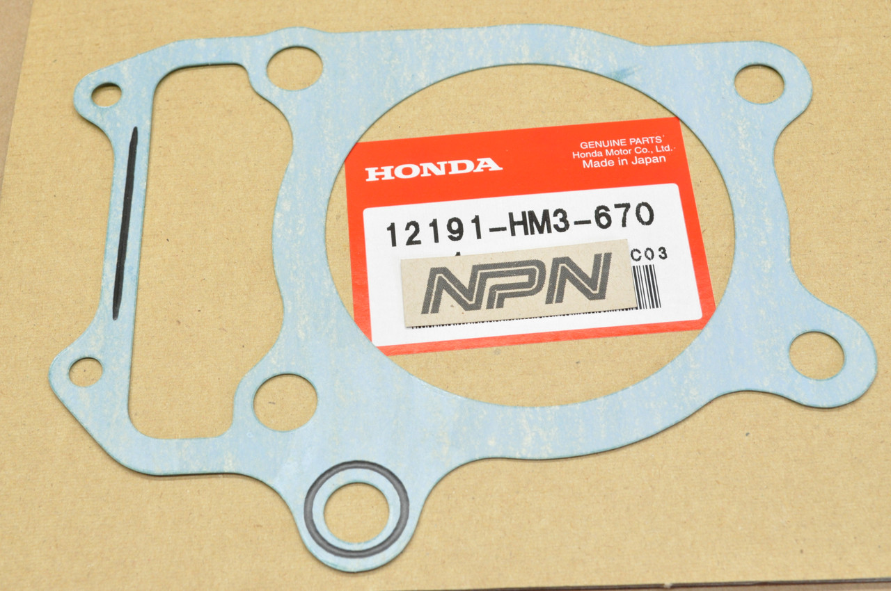 NOS Honda TRX250 X TRX300 EX TRX300X Fourtrax Cylinder Gasket 12191-HM3-670