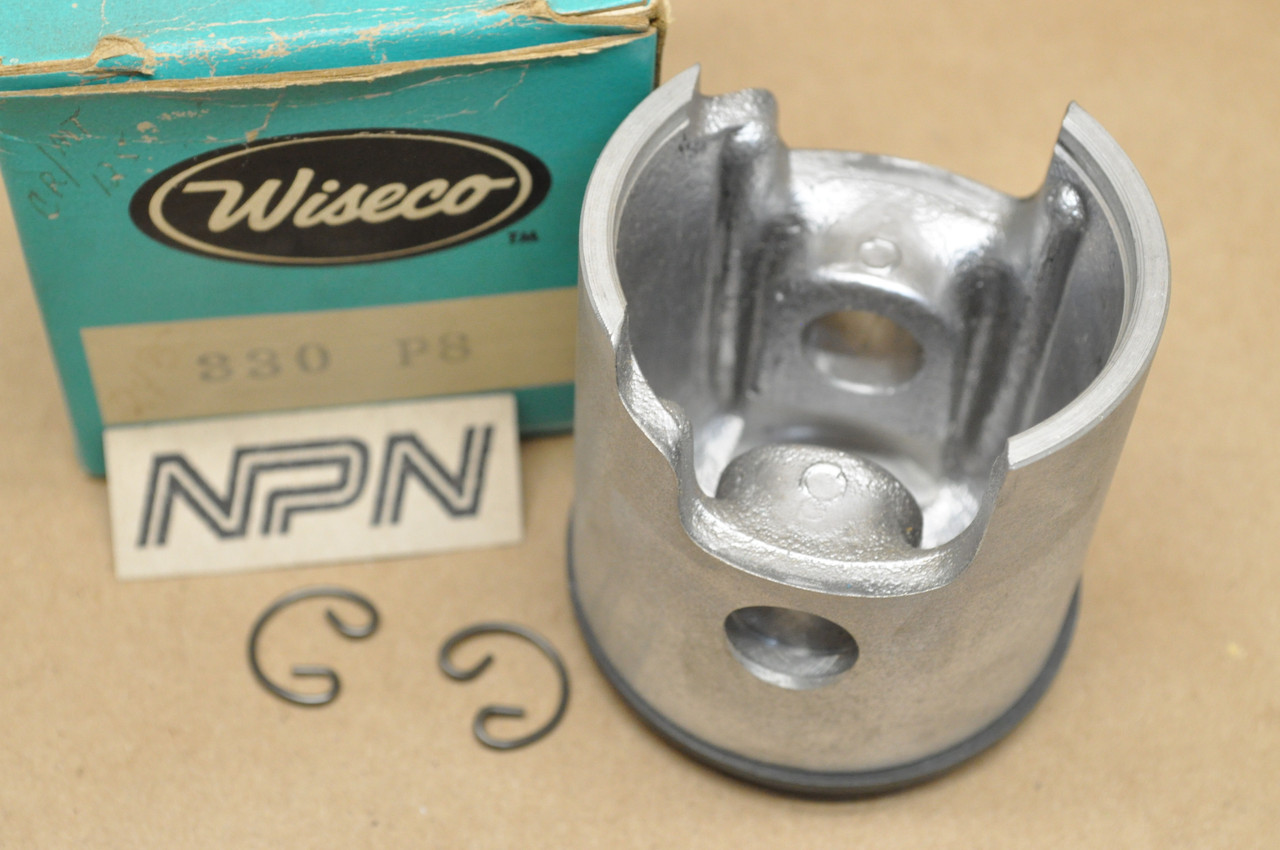 NOS Honda CR125 MT125 Wiseco 58mm Piston , Ring & Clips Set 330 P8