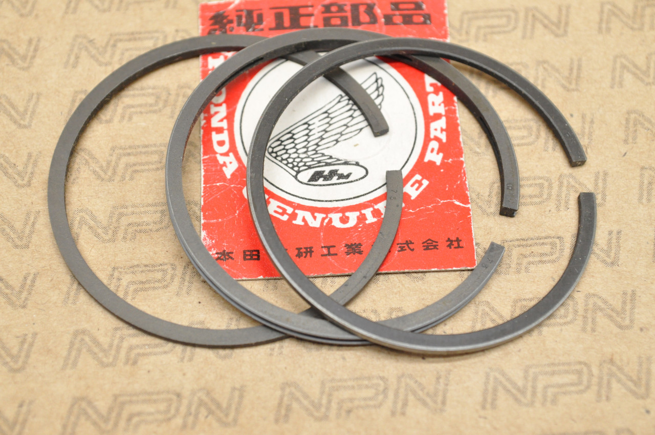 NOS Honda XL100 K0-K1 .75 Oversize Piston Rings for 1 Piston= 3 Rings 13041-364-000