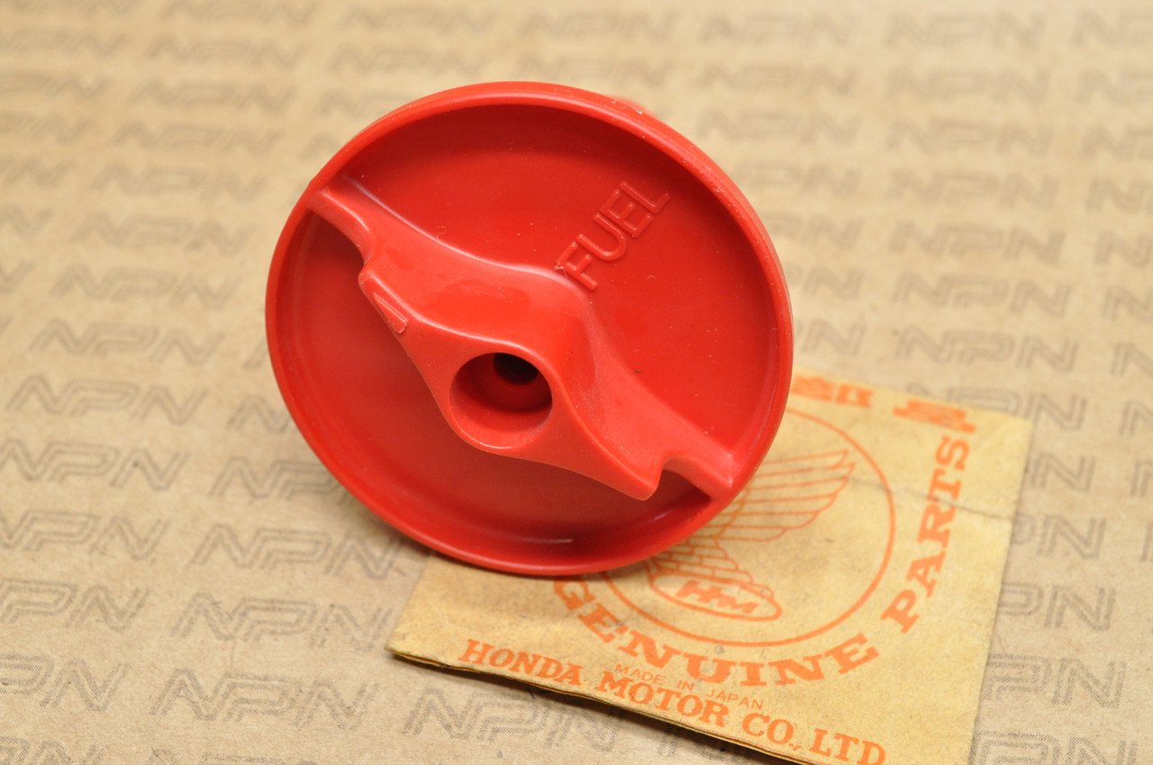NOS Honda 1986 TRX200 SX Fourtrax Fuel Petcock Lever Knob 16963