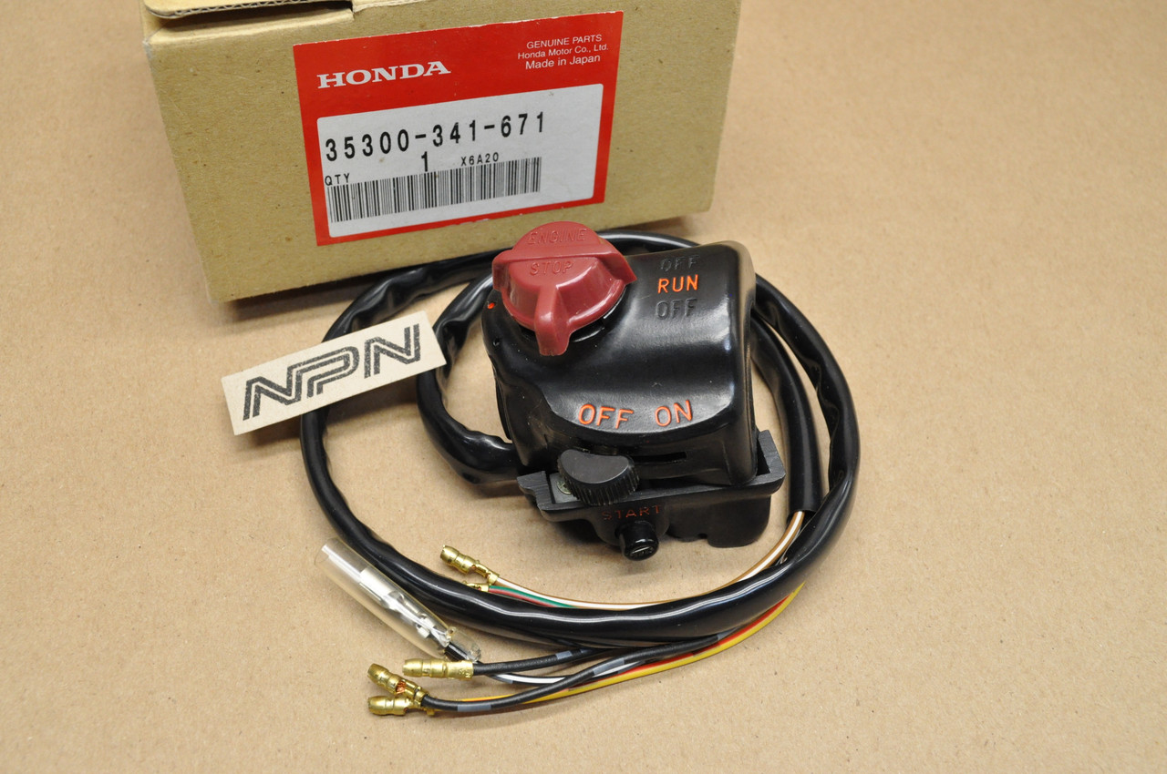 NOS Honda CB550 CB750 K3-K4 Handlebar Start Run Kill Light Switch 35300-341-671