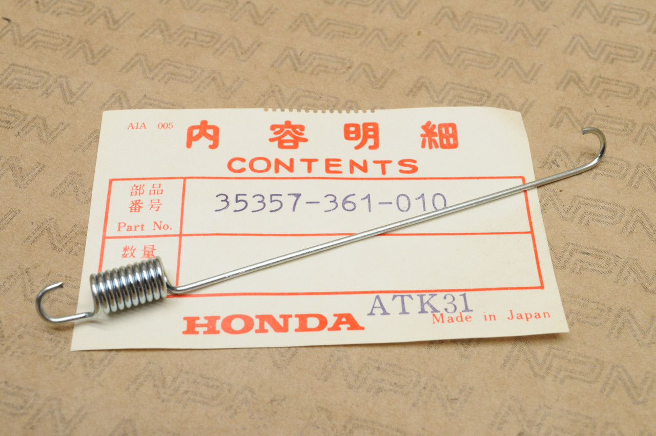 NOS Honda MT125 XL100 XL125 XL185 Stop Switch Spring 35357-361-010