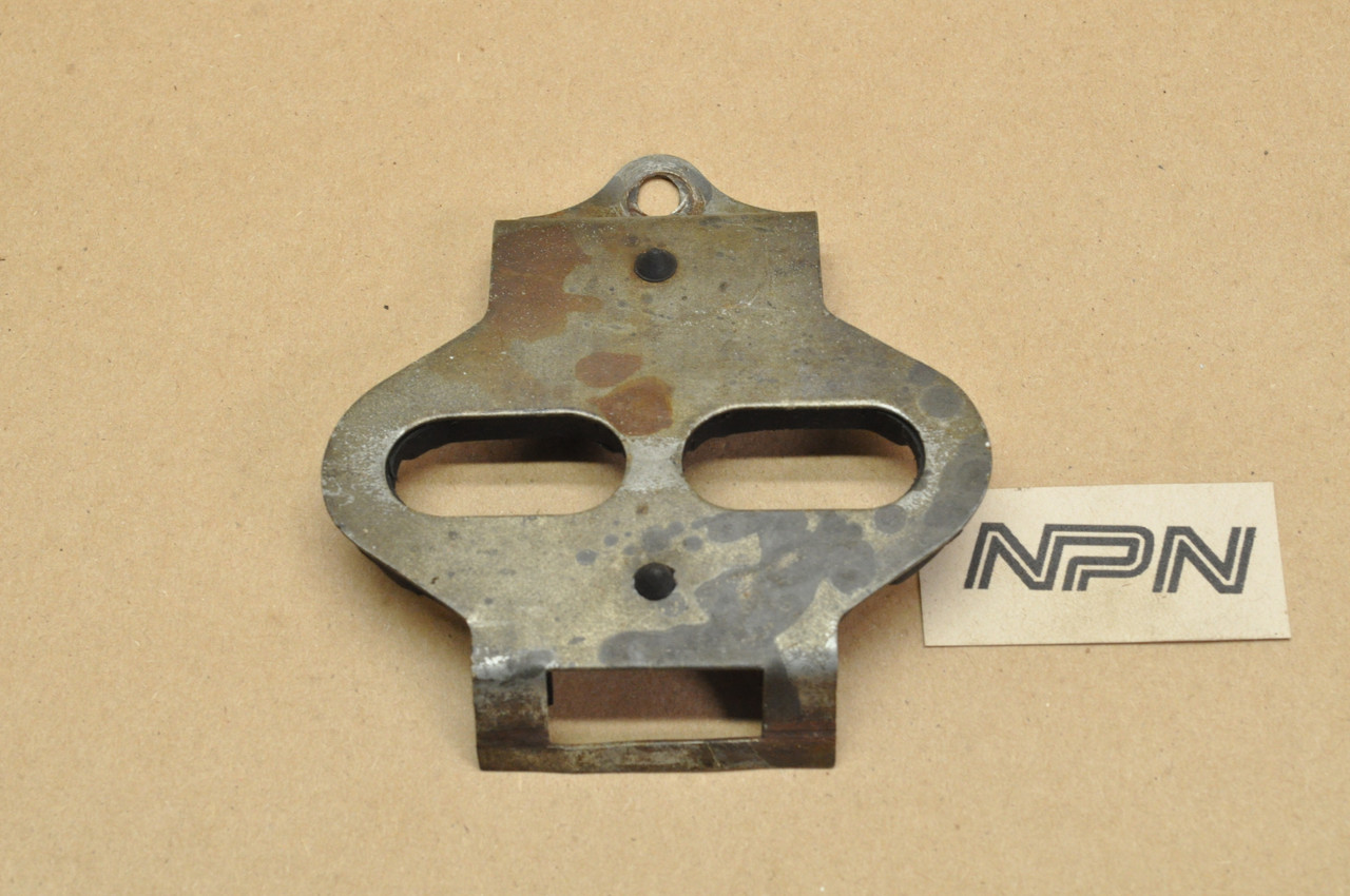Vtg Used OEM Honda CB72 CB77 Battery Band Tray Holder & Rubber 83634-268-000