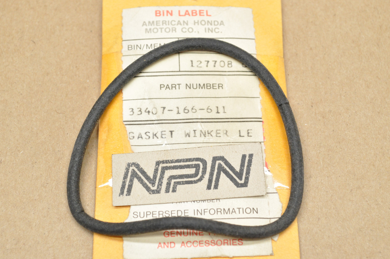 NOS Honda CT70 FL400 TRX200 TRX250 XL100 XL200 XL80 ZB50 Gasket 33407-166-611