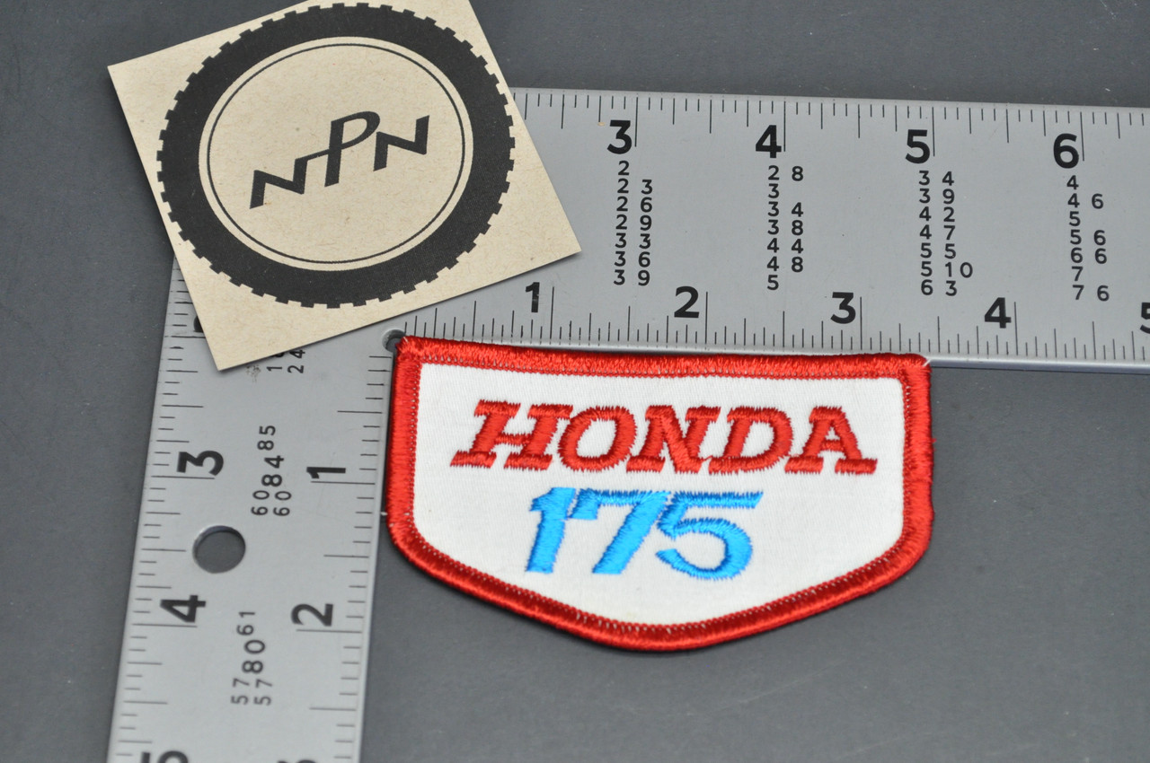 Vtg NOS Honda 175 CA175 CB175 CD175 CL175 MR175 SL175 XL175 Jacket Patch