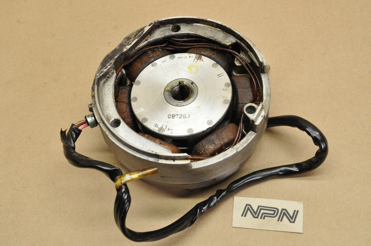 Vtg Used OEM Honda CB72 CB77 CL77 Stator Magneto Rotor Assembly 31102-268-004