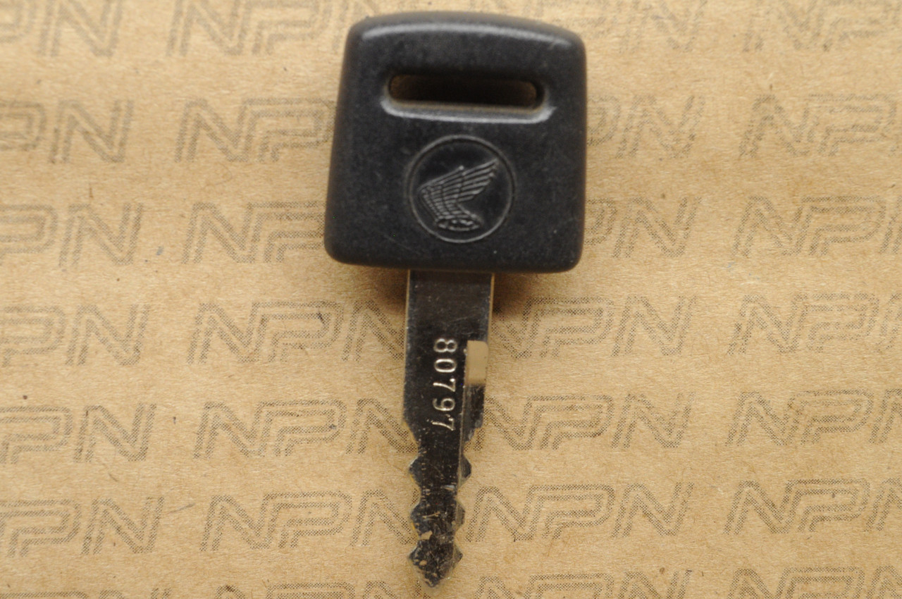 NOS Honda OEM Ignition Switch & Lock Key # 80797