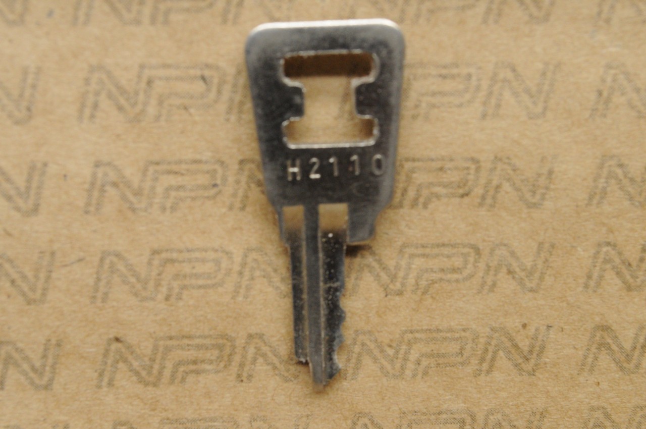 NOS Honda OEM Ignition Switch & Lock Key Ward Cut Double Groove H2110