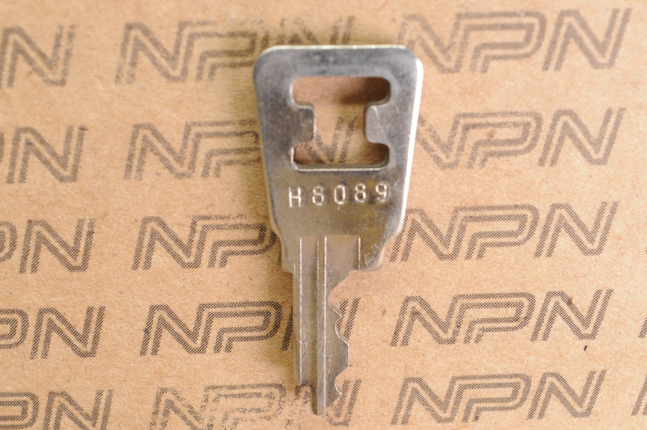 NOS Honda OEM Ignition Switch & Lock Key Ward Cut Double Groove H8089