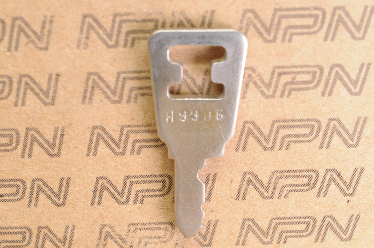 NOS Honda Lock Key & Ignition Switch Double Groove Back H9906