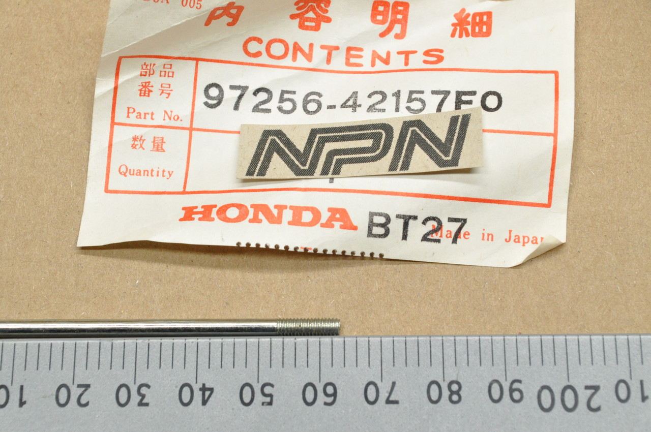 NOS Honda 1980-86 CT110 Trail 110 Rear Wheel Spoke "B" & Nipple 97256-42157-F0