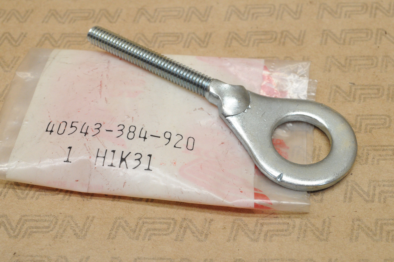 NOS Honda CB125 S CT125 TR200 XL100 XL125 Drive Chain Adjuster 40543-384-920