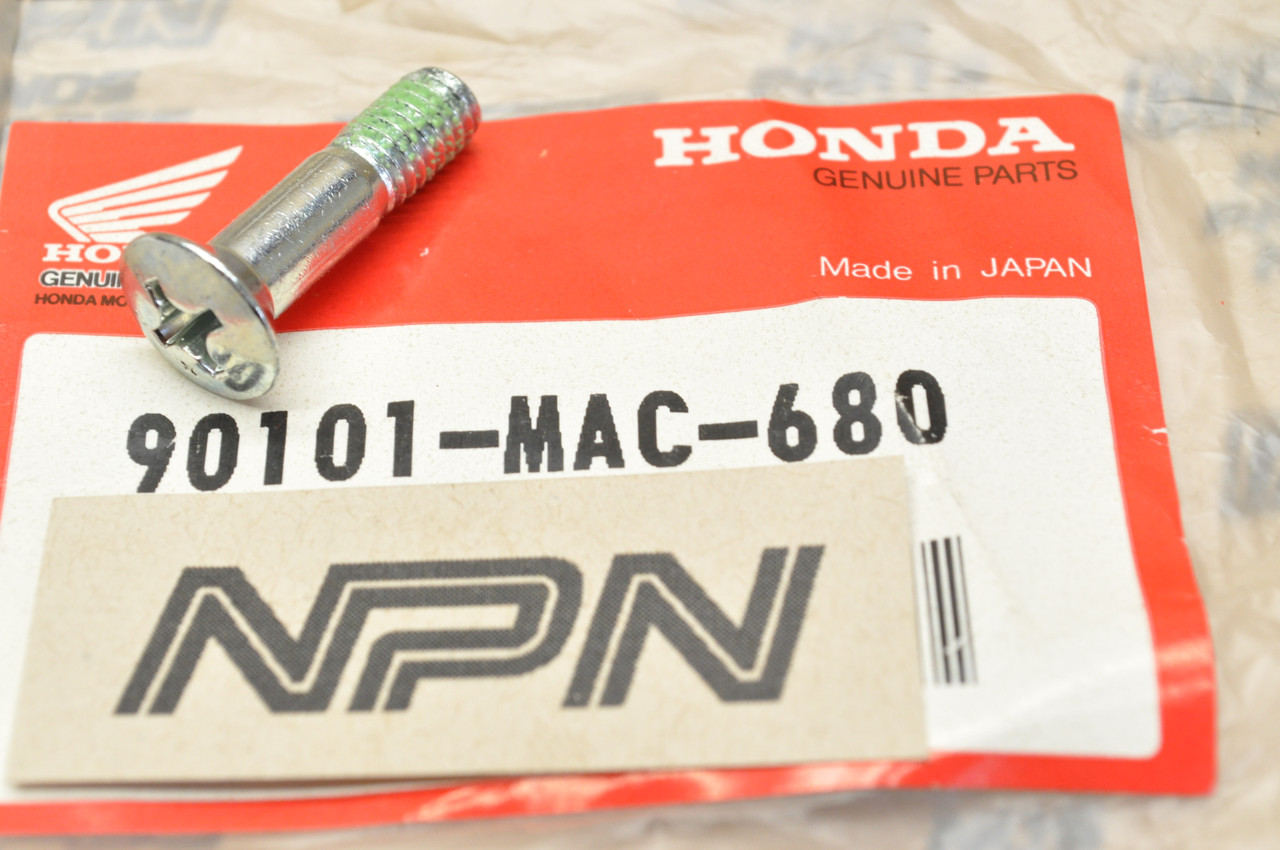 NOS Honda CR125 R CR250 R CR500 R XR250 R Kick Starter Arm Bolt 90101-MAC-680