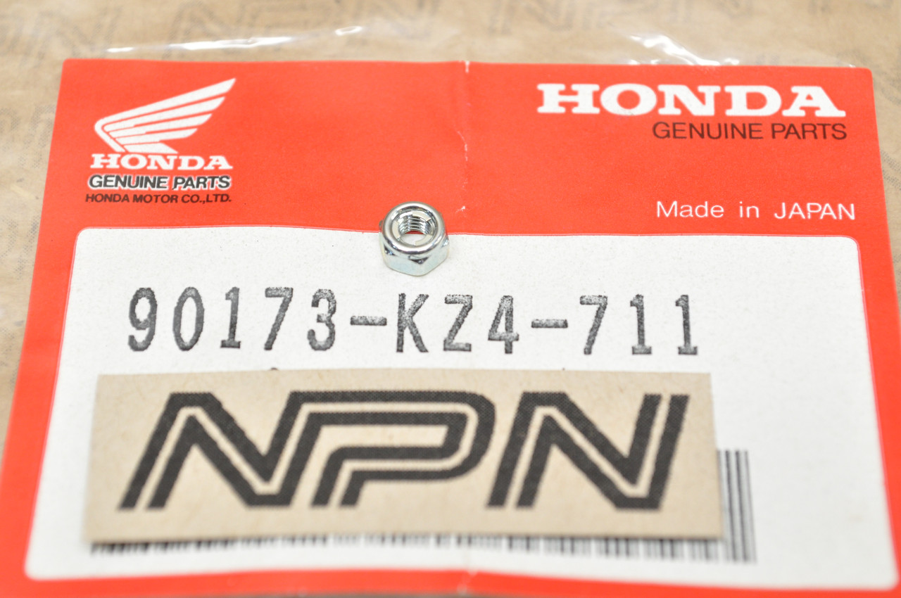 NOS Honda 1994 CR125 R CR250 R Front Fork Protector Guide Nut 3mm 90173-KZ4-711