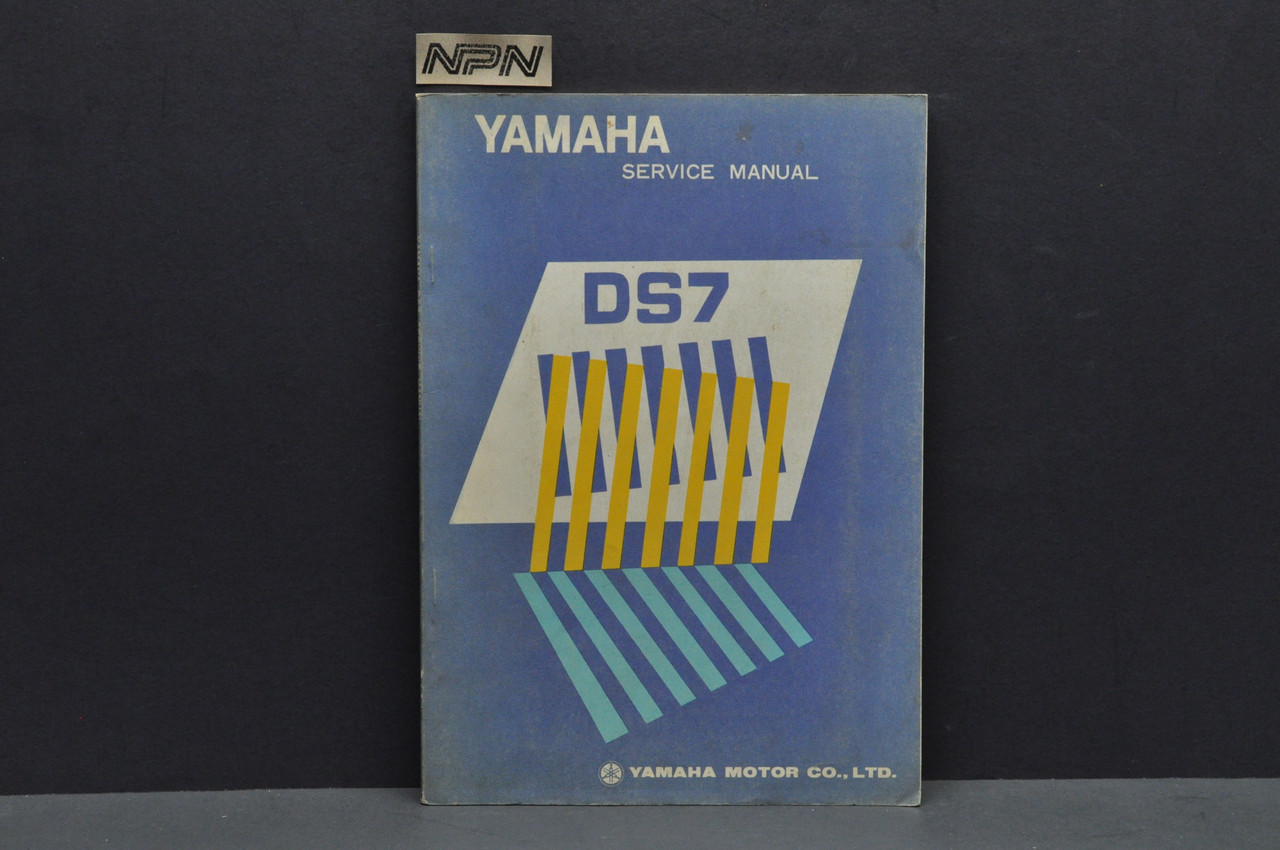 Vintage 1972 Yamaha DS7 Motorcycle Shop Service Manual