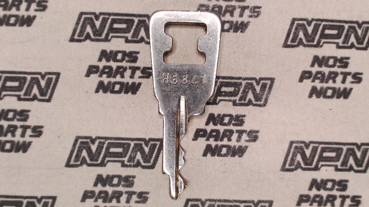 NOS Honda OEM Ignition Switch & Lock Key Ward Cut Single Groove