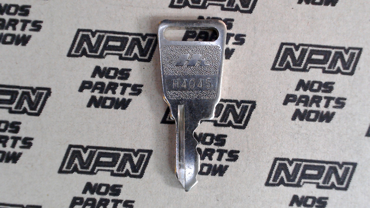 NOS Honda OEM Ignition Lock & Switch Key Single Groove H4045