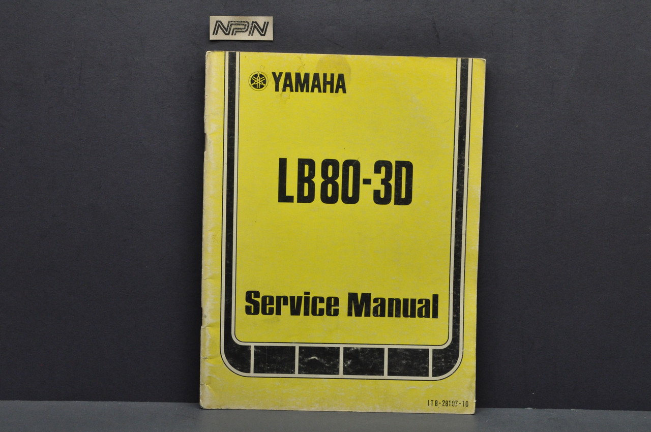 Vintage 1977 Yamaha LB80 3D Champ Scooter Shop Service Manual