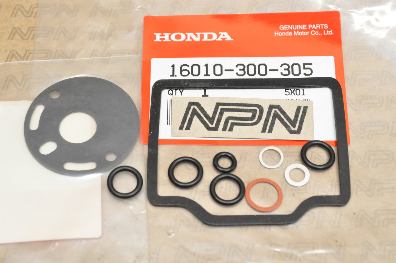 NOS Honda CB750 F CB750 K01976 Carburetor Gasket ORing Seal Set 16010